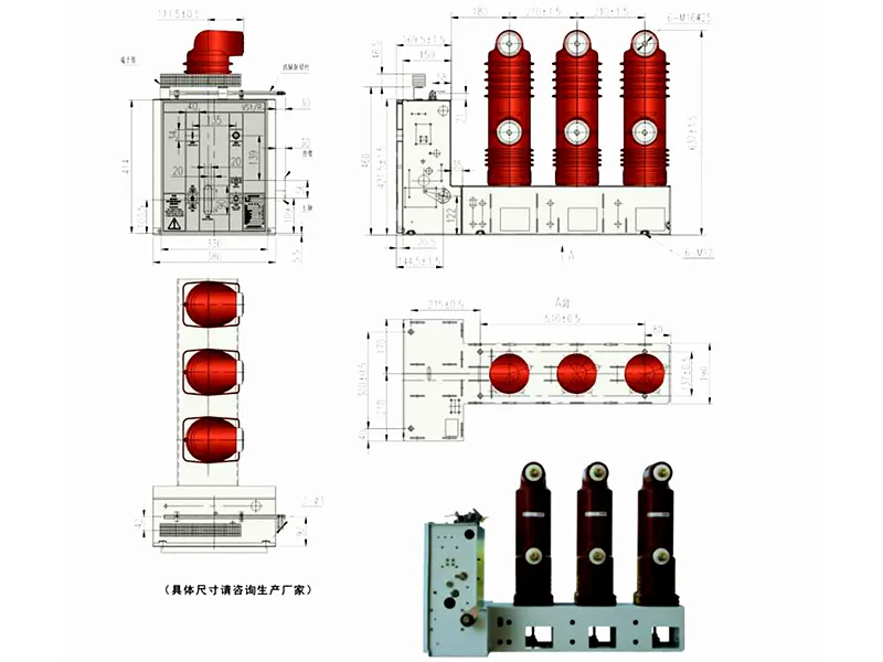 VKJ бокового монтажа 10 кВ-xq2