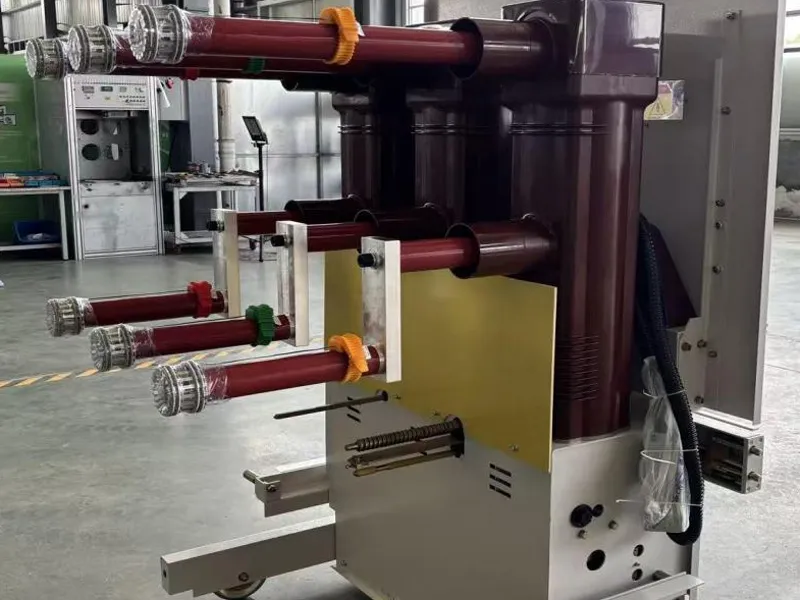 Изображение оригинальной тележки с выключателем Siemens 40,5 кВ